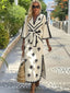 Robe maxi brodée style Kaftan-Esprit Resort chic