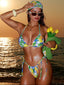 Bikini deux pièces Tropical, frais et féminin.