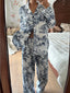 Tenue en satin "Toile de Jouy "