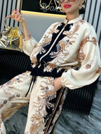 Ensemble  énergie "resort wear "de luxe.