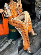 Ensemble  énergie "resort wear "de luxe.
