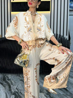 Ensemble  énergie "resort wear "de luxe.