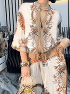 Ensemble  énergie "resort wear "de luxe.