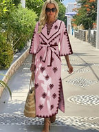 Robe maxi brodée style Kaftan-Esprit Resort chic