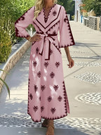 Robe maxi brodée style Kaftan-Esprit Resort chic